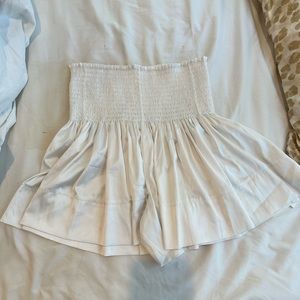 Women’s natural life small daisy high waisted skirt